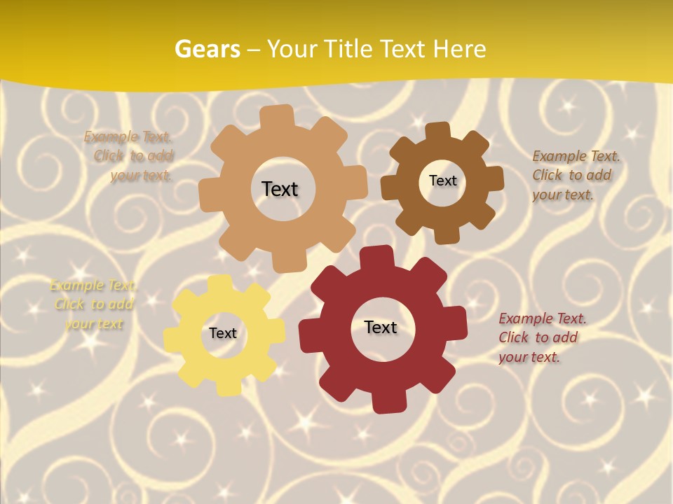 Red Vector Illustration PowerPoint Template