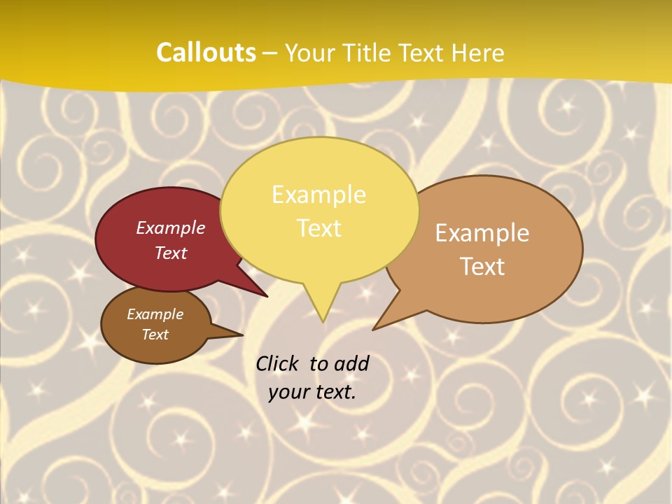 Red Vector Illustration PowerPoint Template