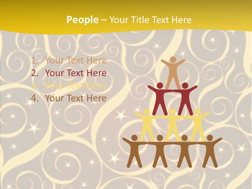 Red Vector Illustration PowerPoint Template