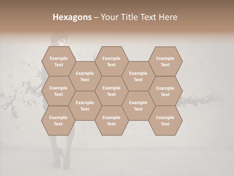 Heels Digit Girl PowerPoint Template