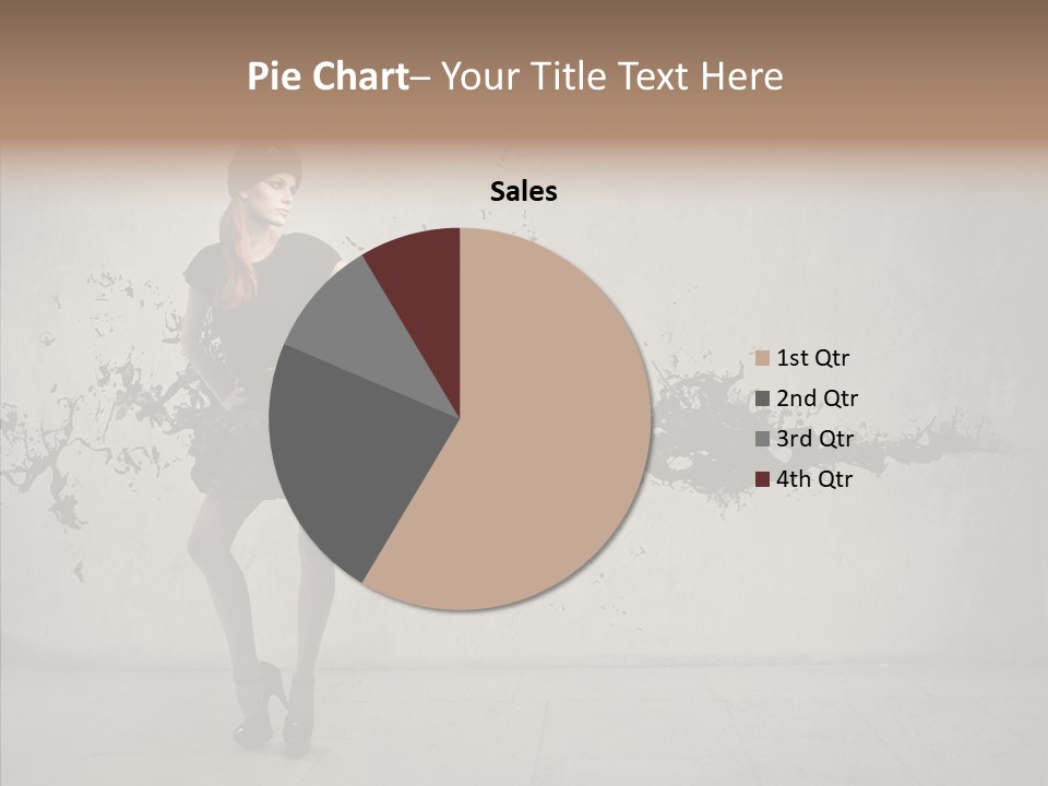 Heels Digit Girl PowerPoint Template