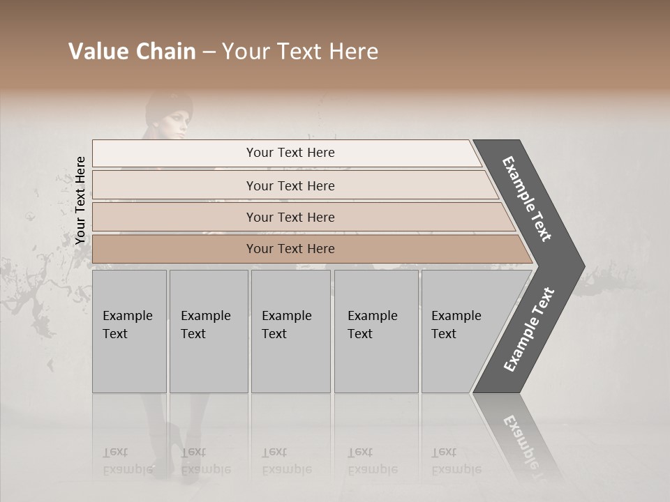 Heels Digit Girl PowerPoint Template