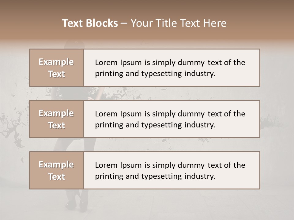 Heels Digit Girl PowerPoint Template