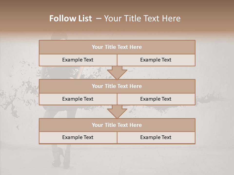 Heels Digit Girl PowerPoint Template