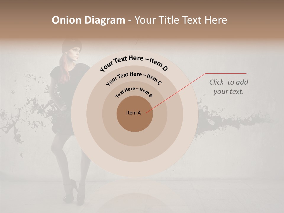 Heels Digit Girl PowerPoint Template