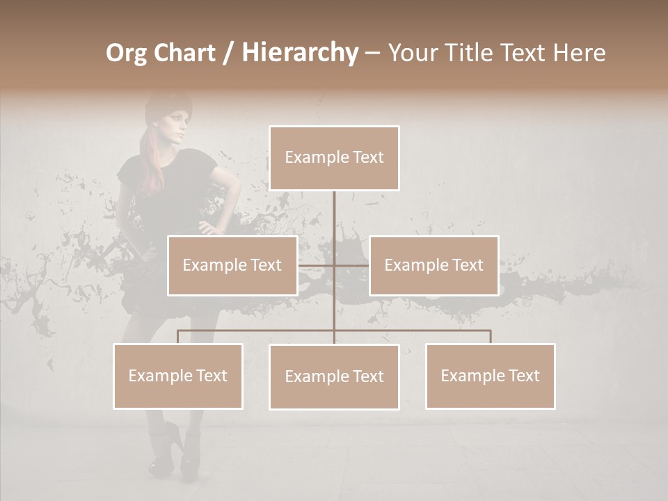 Heels Digit Girl PowerPoint Template