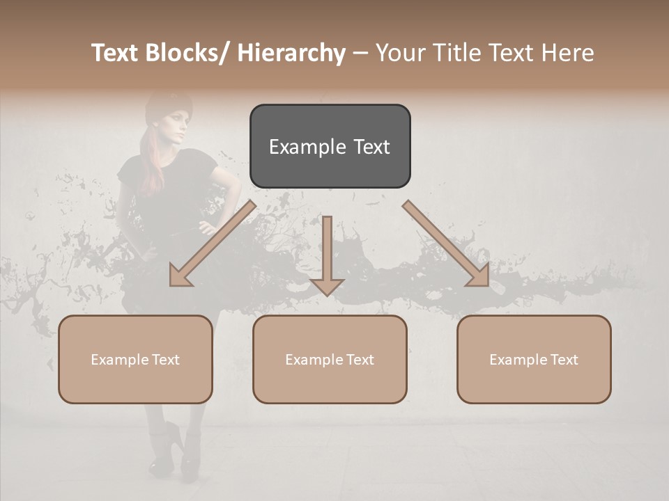 Heels Digit Girl PowerPoint Template