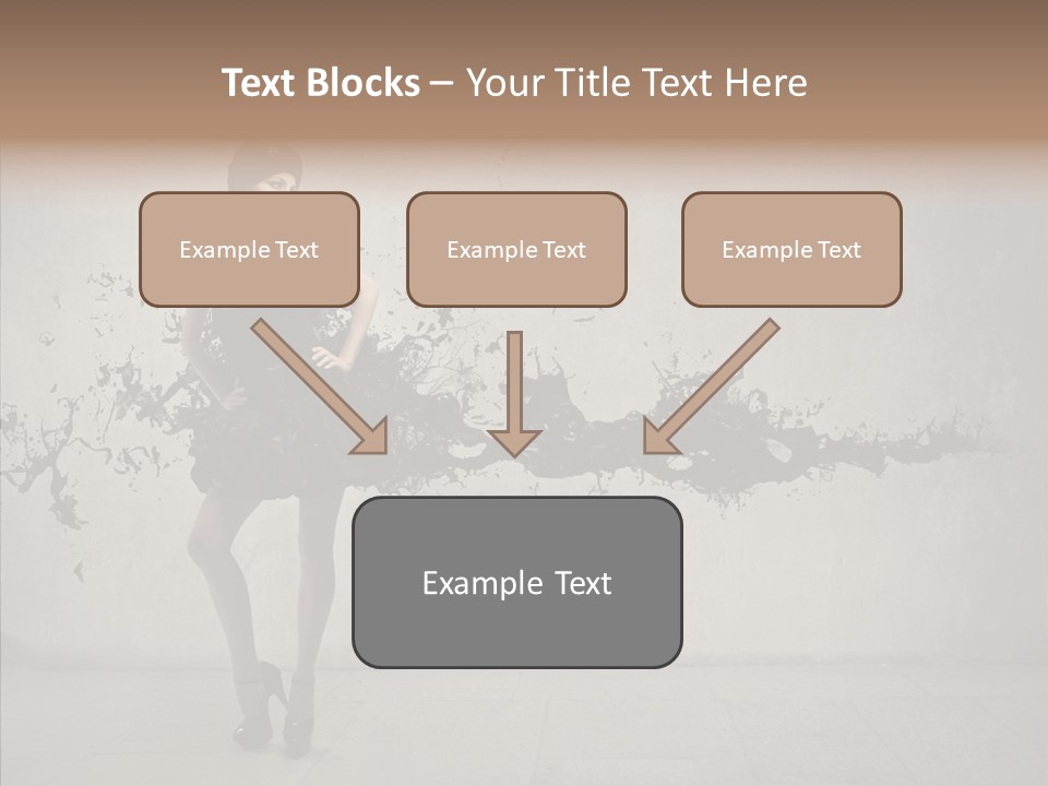Heels Digit Girl PowerPoint Template