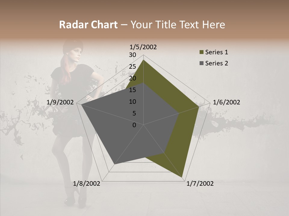 Heels Digit Girl PowerPoint Template