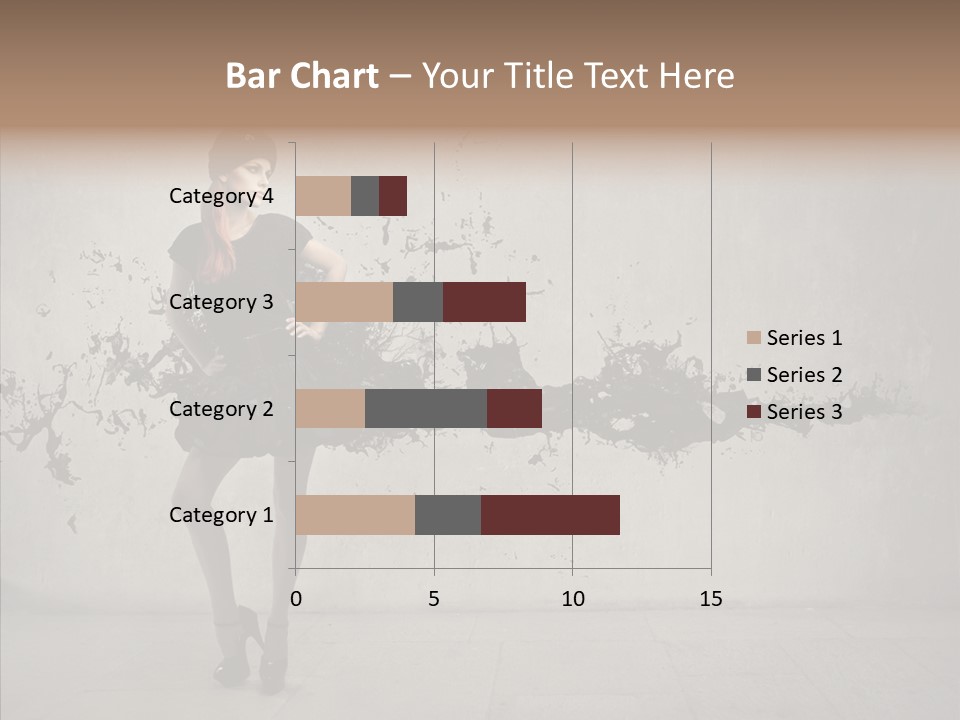 Heels Digit Girl PowerPoint Template