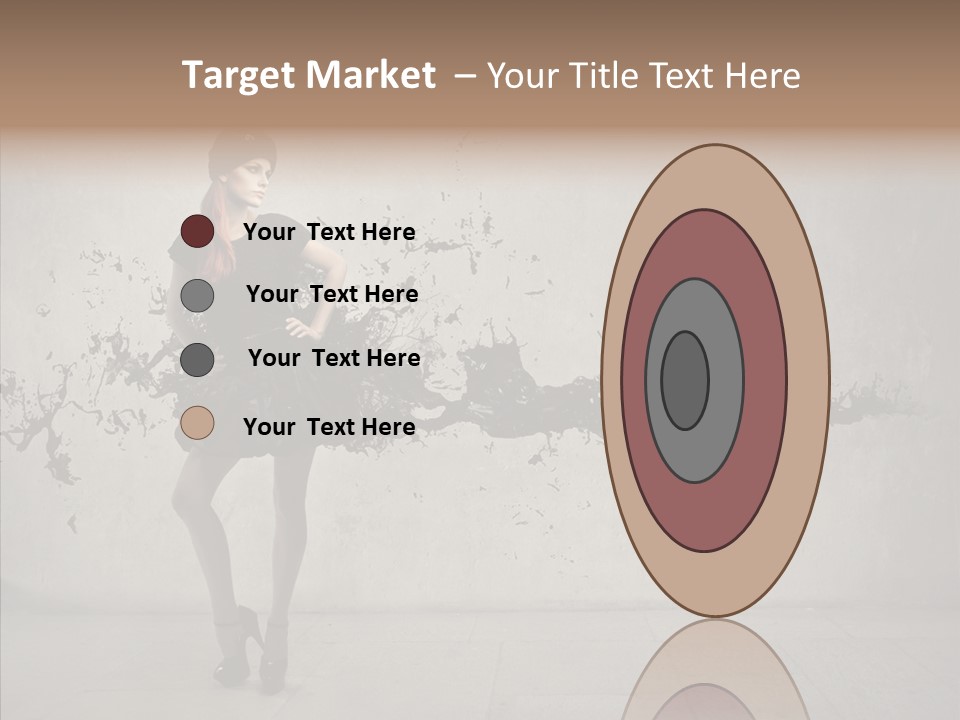 Heels Digit Girl PowerPoint Template