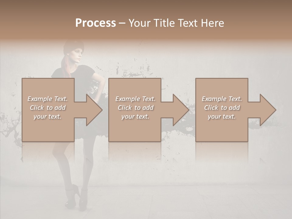 Heels Digit Girl PowerPoint Template
