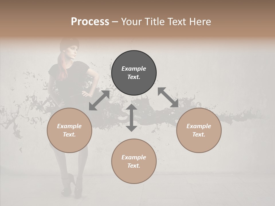 Heels Digit Girl PowerPoint Template