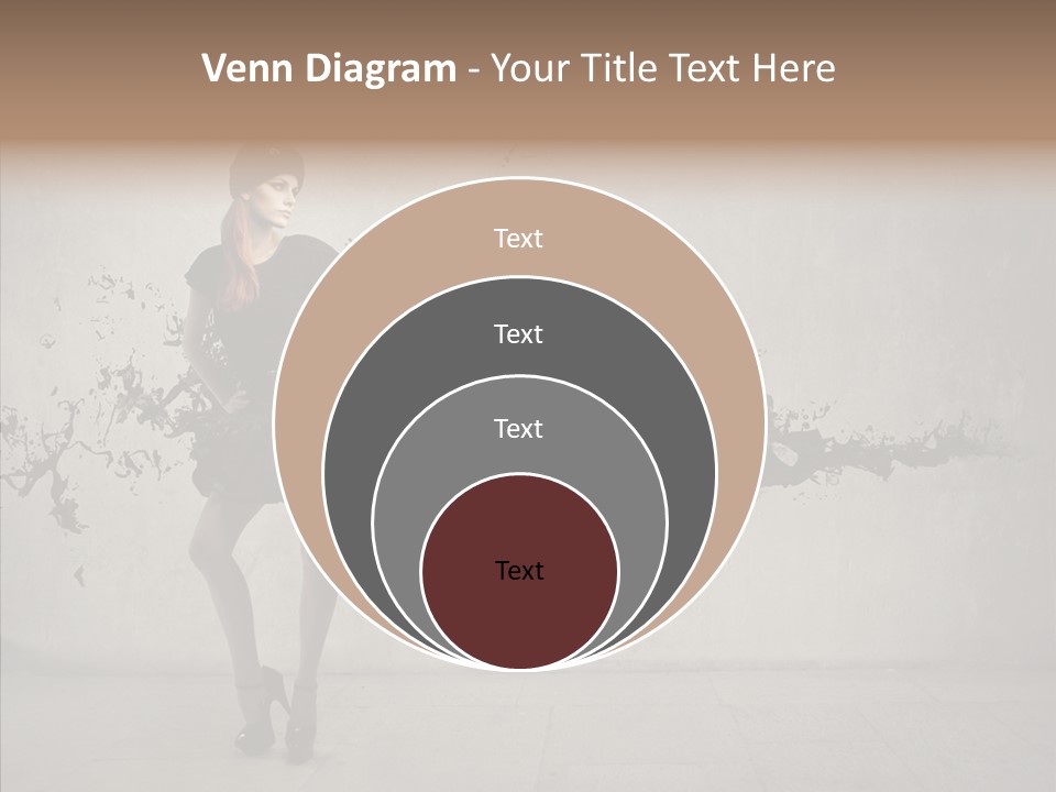 Heels Digit Girl PowerPoint Template