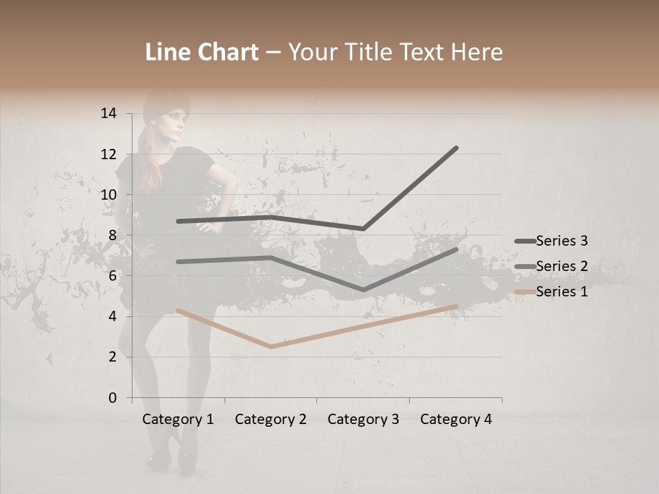 Heels Digit Girl PowerPoint Template