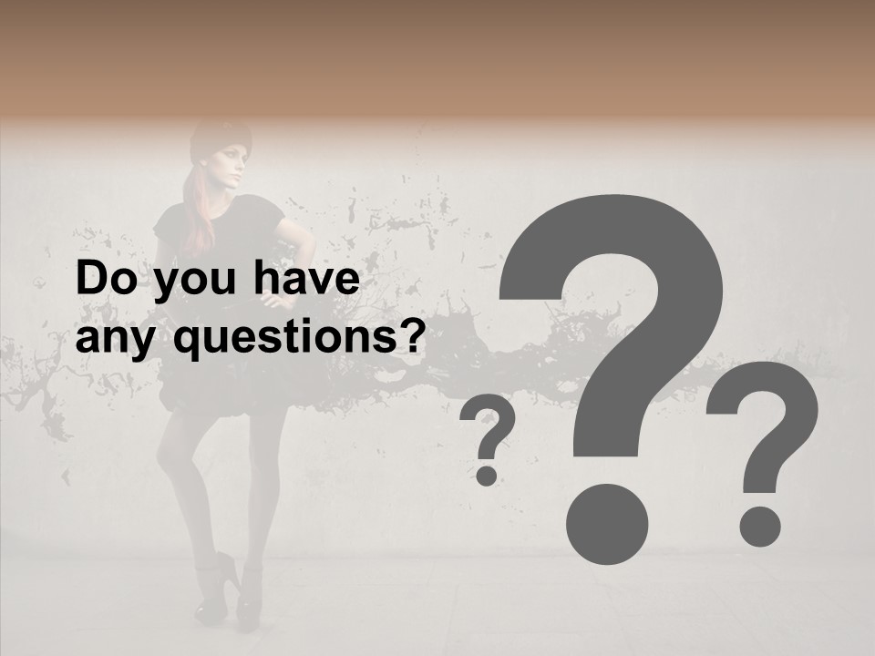 Heels Digit Girl PowerPoint Template