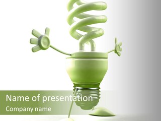 Background Lightbulb Solutions PowerPoint Template