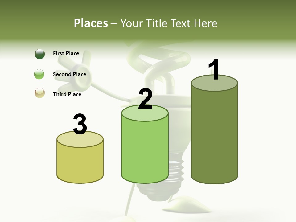 Background Lightbulb Solutions PowerPoint Template