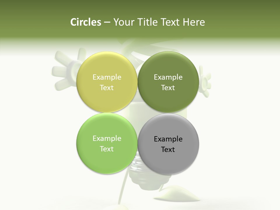 Background Lightbulb Solutions PowerPoint Template