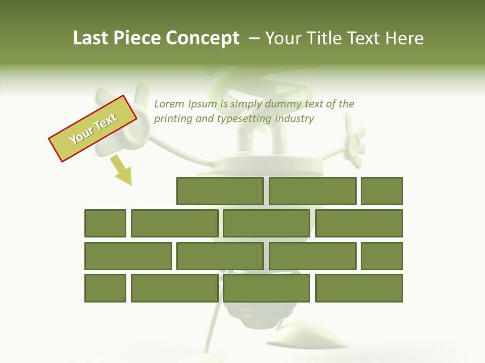 Background Lightbulb Solutions PowerPoint Template