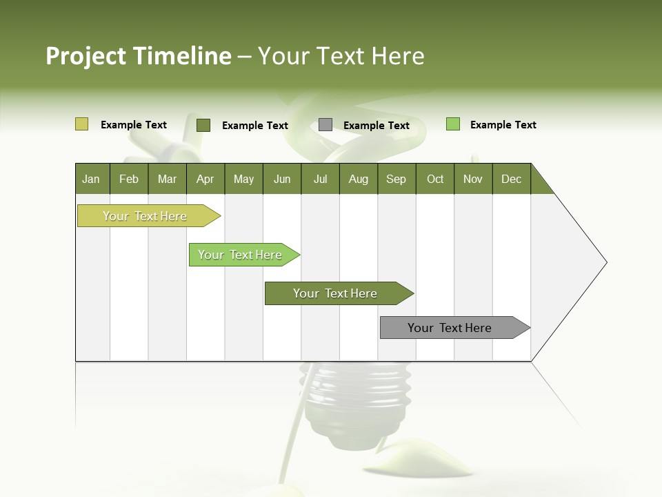 Background Lightbulb Solutions PowerPoint Template