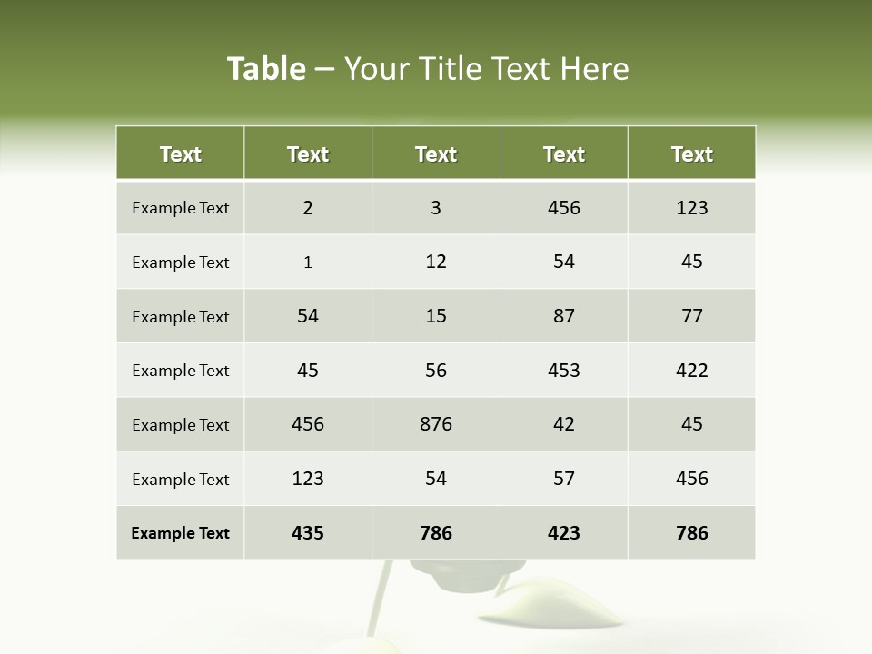 Background Lightbulb Solutions PowerPoint Template