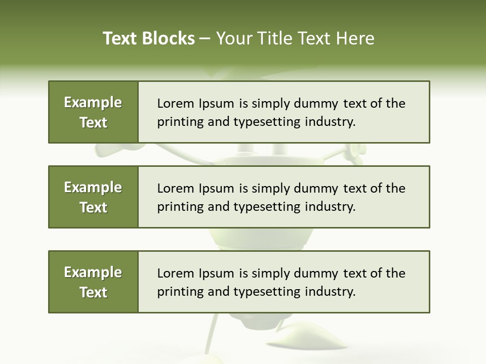 Background Lightbulb Solutions PowerPoint Template
