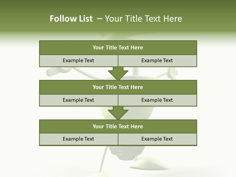 Background Lightbulb Solutions PowerPoint Template