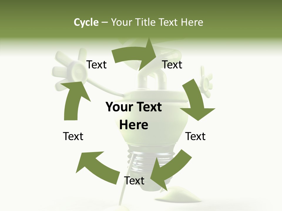 Background Lightbulb Solutions PowerPoint Template