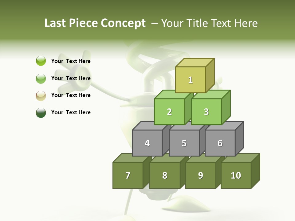 Background Lightbulb Solutions PowerPoint Template