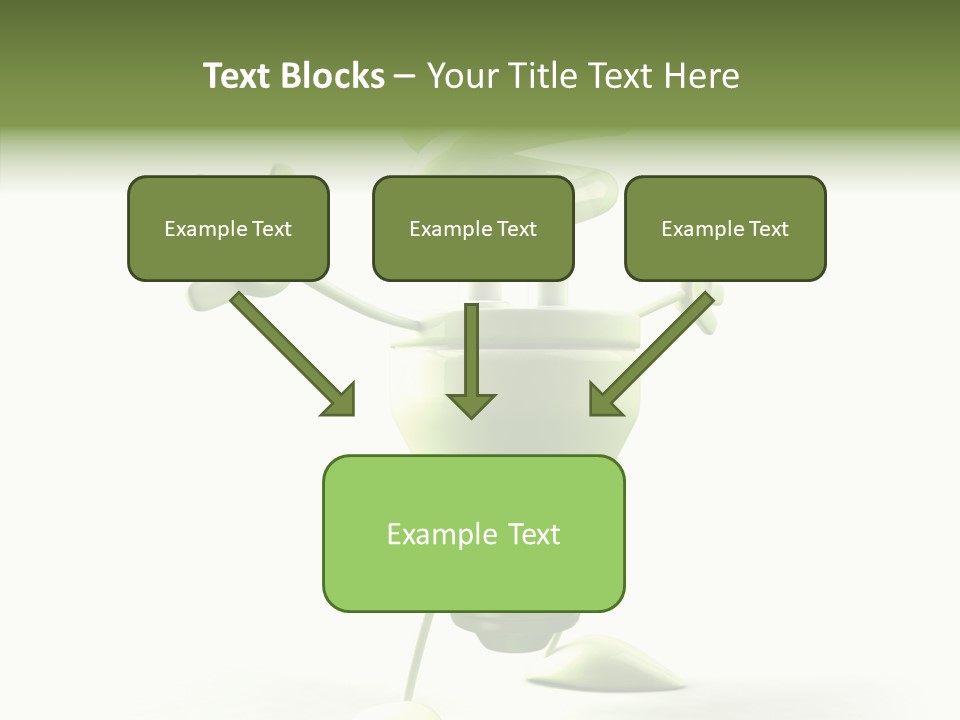 Background Lightbulb Solutions PowerPoint Template