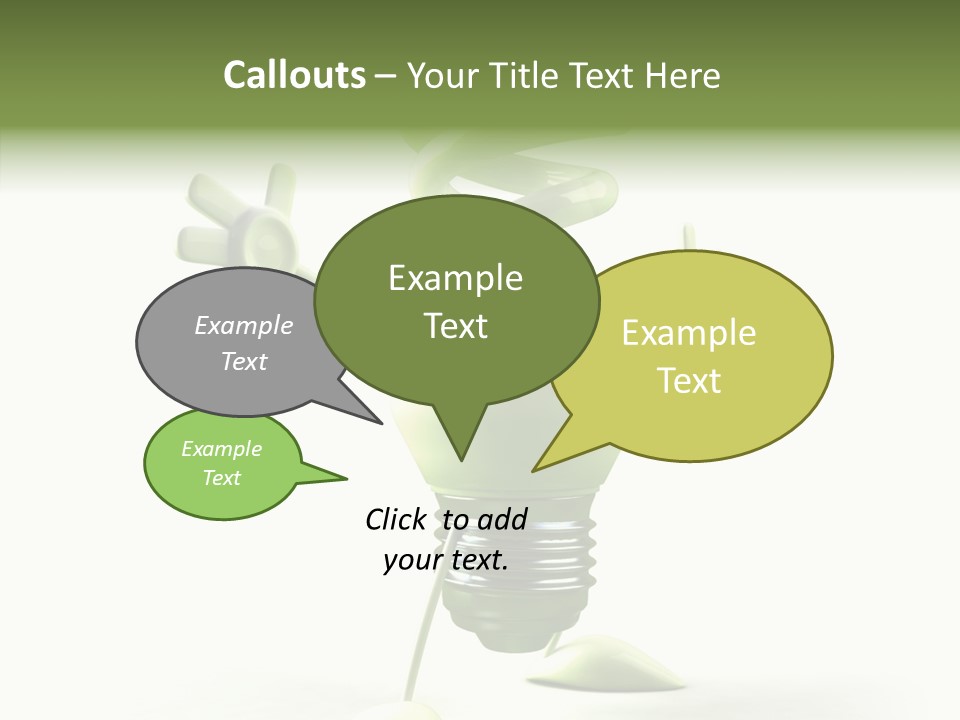 Background Lightbulb Solutions PowerPoint Template