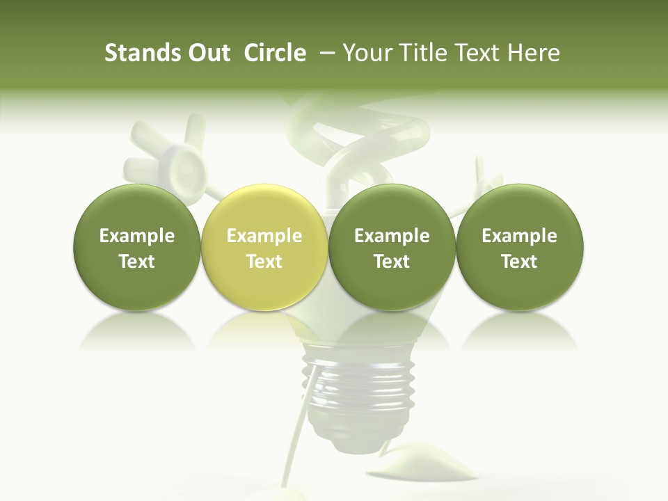 Background Lightbulb Solutions PowerPoint Template