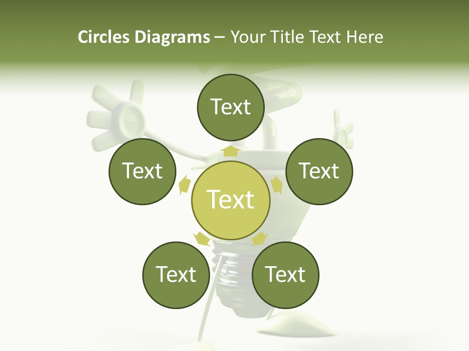 Background Lightbulb Solutions PowerPoint Template