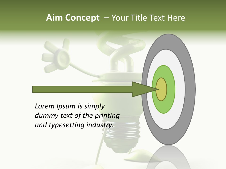 Background Lightbulb Solutions PowerPoint Template