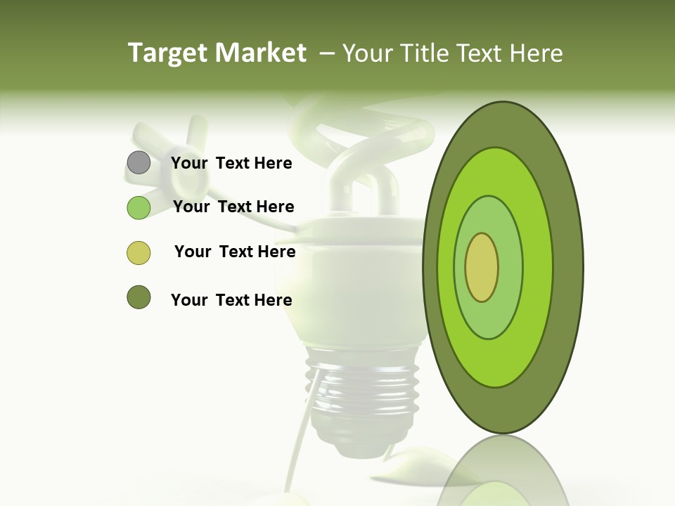 Background Lightbulb Solutions PowerPoint Template