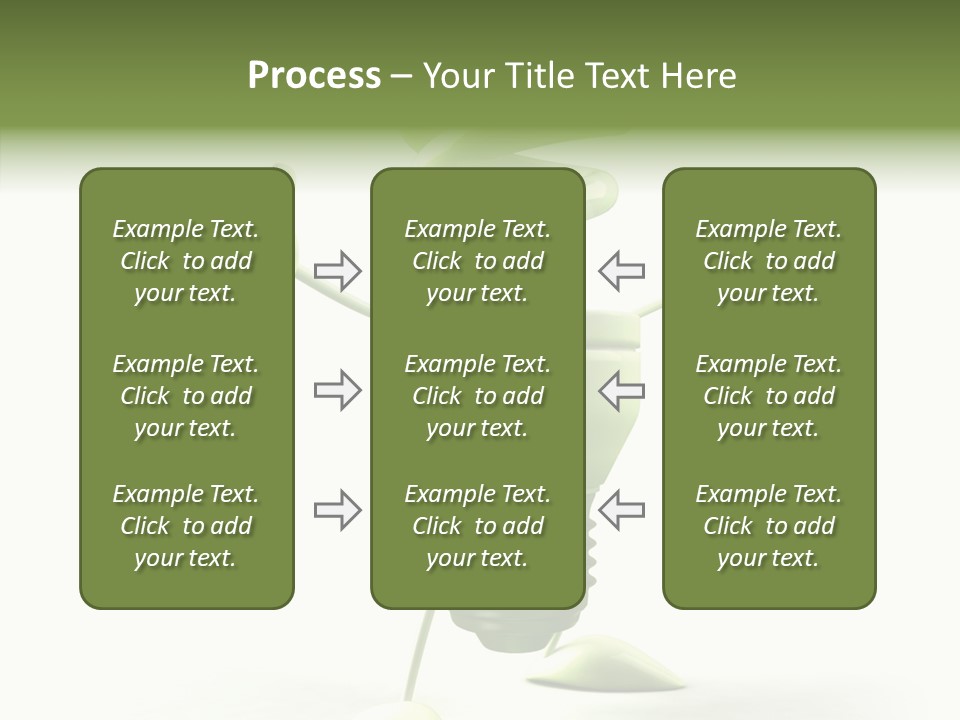 Background Lightbulb Solutions PowerPoint Template