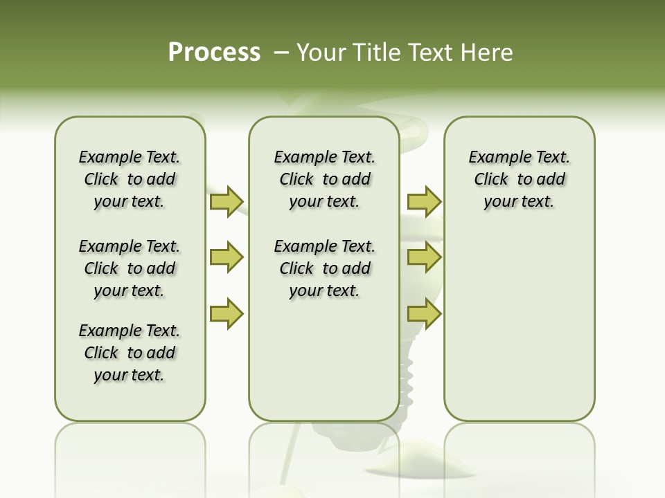 Background Lightbulb Solutions PowerPoint Template