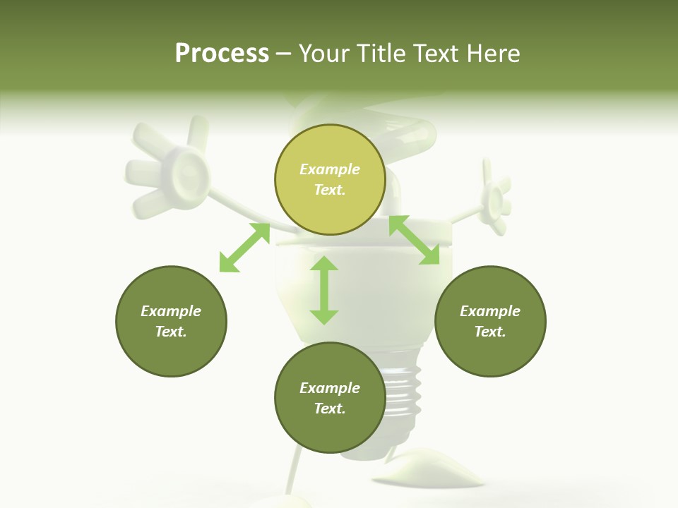 Background Lightbulb Solutions PowerPoint Template