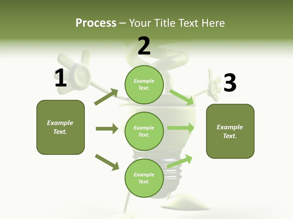 Background Lightbulb Solutions PowerPoint Template