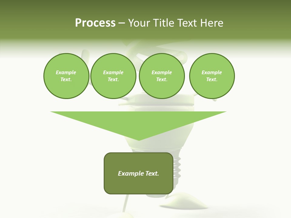 Background Lightbulb Solutions PowerPoint Template