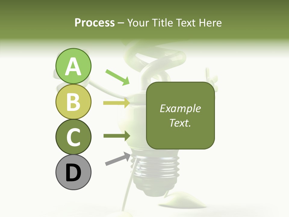 Background Lightbulb Solutions PowerPoint Template
