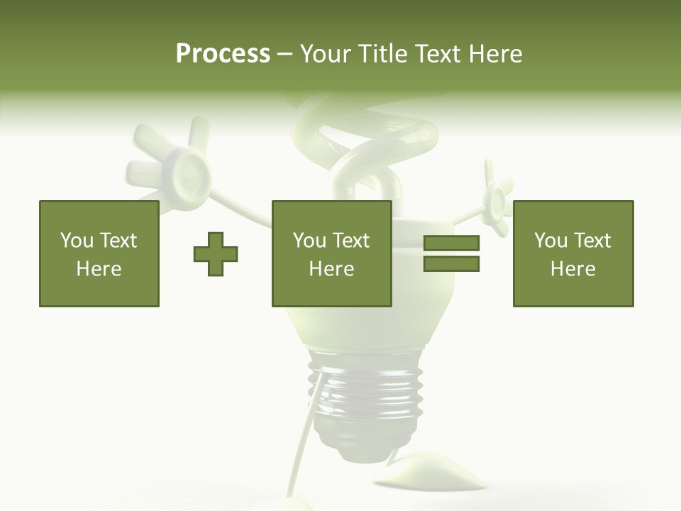 Background Lightbulb Solutions PowerPoint Template