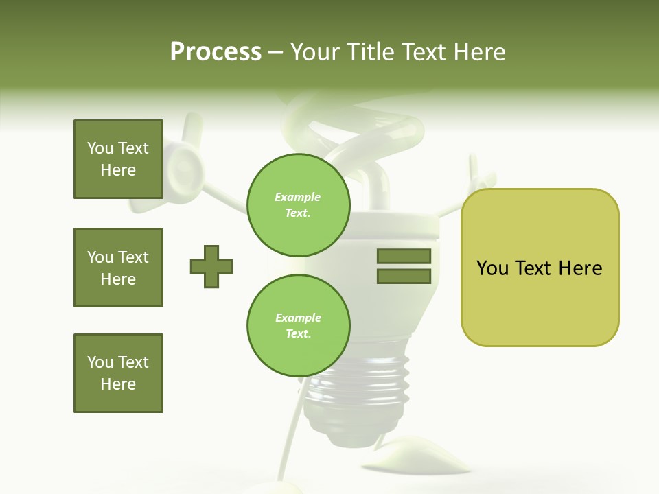 Background Lightbulb Solutions PowerPoint Template
