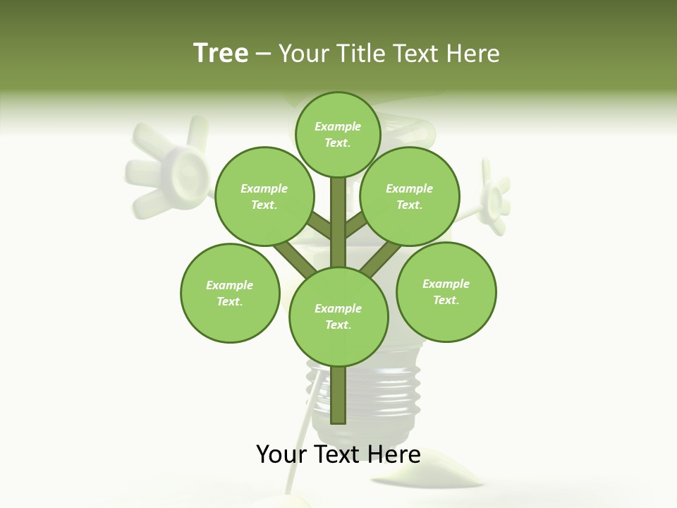 Background Lightbulb Solutions PowerPoint Template