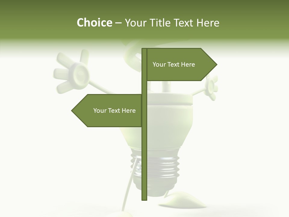 Background Lightbulb Solutions PowerPoint Template