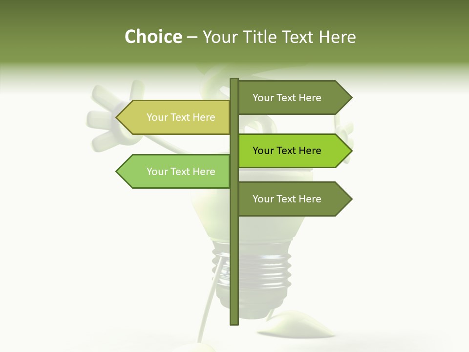 Background Lightbulb Solutions PowerPoint Template