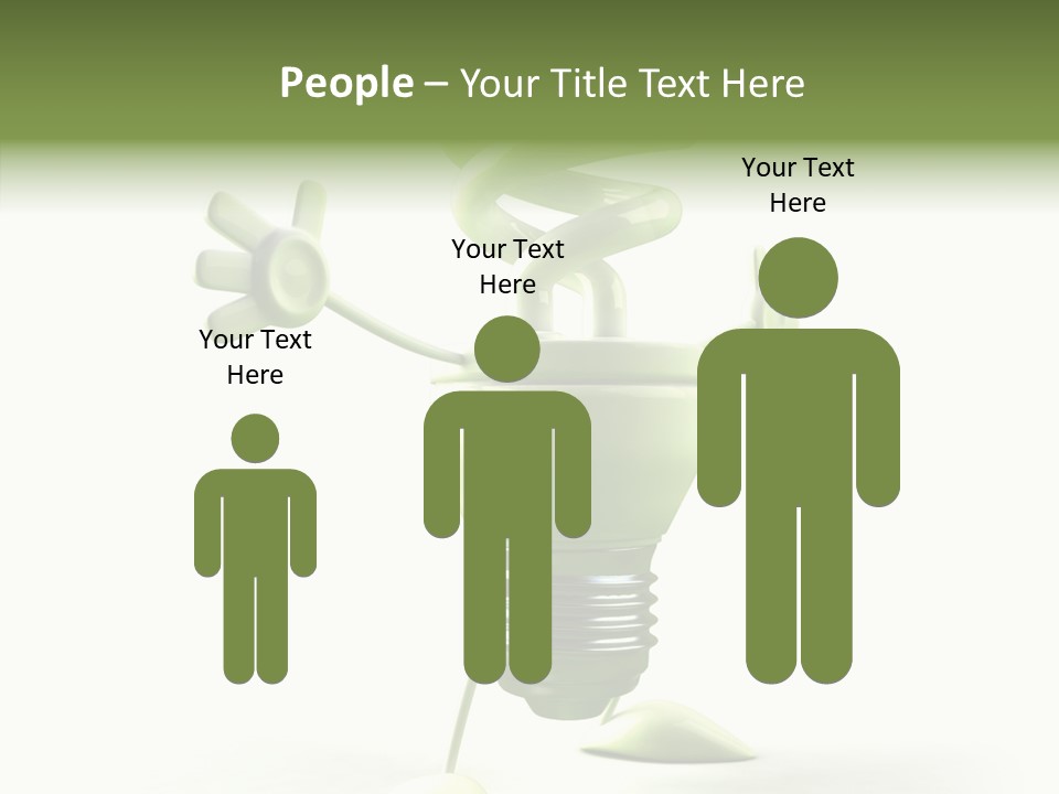 Background Lightbulb Solutions PowerPoint Template