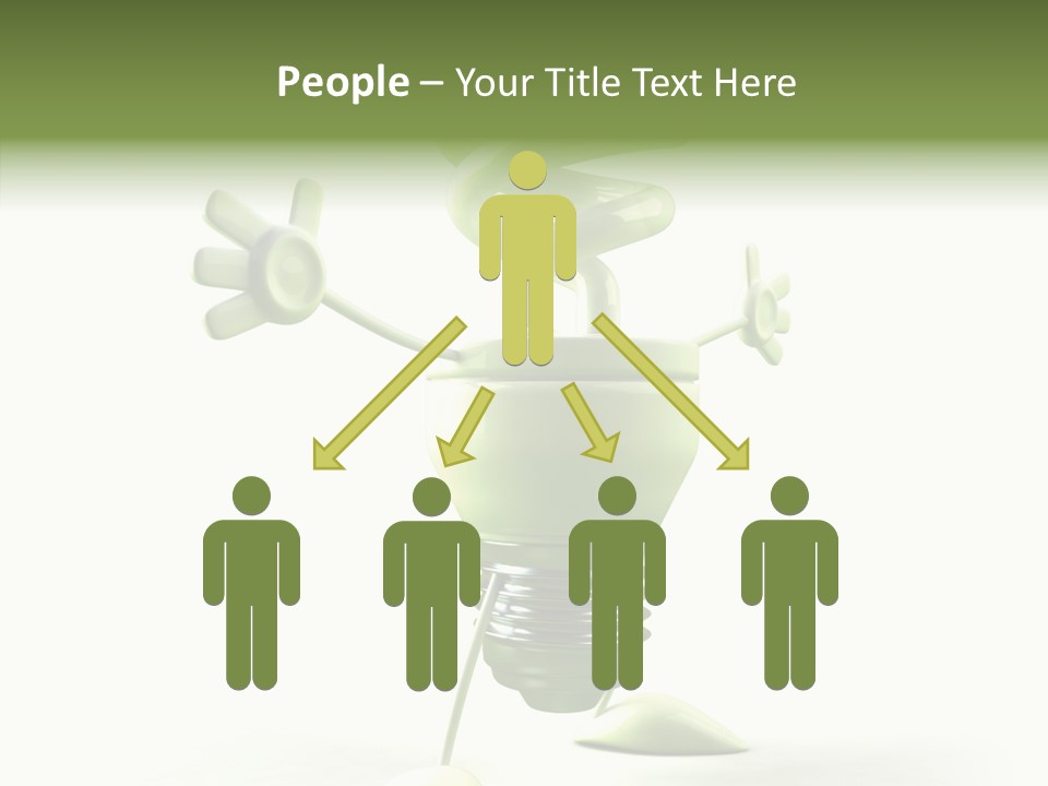 Background Lightbulb Solutions PowerPoint Template