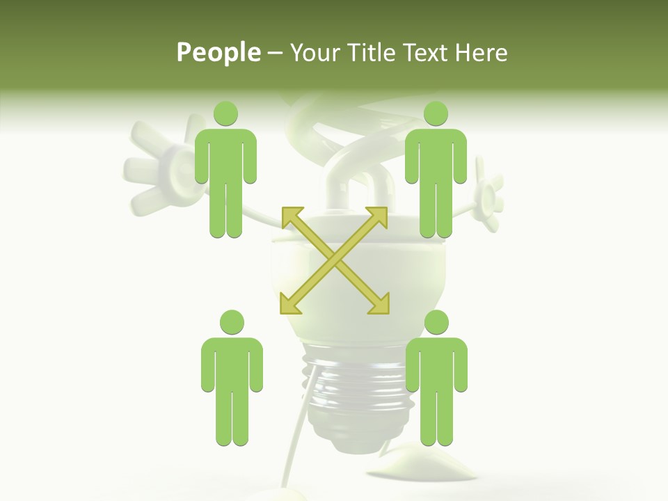 Background Lightbulb Solutions PowerPoint Template